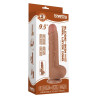 LoveToy SlidingSkin Gode Sliding Skin 18 x 4.7cm Marron